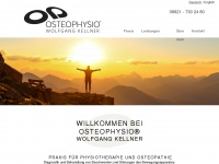 osteophysio.de Webseite Vorschau