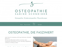 osteopraxis.at Webseite Vorschau