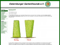 osternburger-gartenfreunde.de Webseite Vorschau