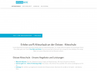 ostsee-kitesurfschule.de Webseite Vorschau