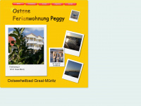 ostsee-peggy.de Webseite Vorschau