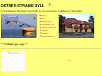 ostsee-strandidyll-trassenheide.de Webseite Vorschau