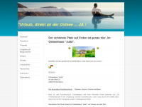 ostseehaus-julia.de Webseite Vorschau