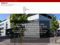 ott-ing.ch Webseite Vorschau