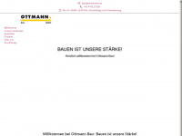 ottmannbau.at Webseite Vorschau