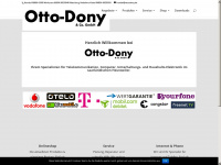 otto-dony.de Webseite Vorschau