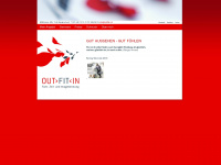 outfitin.ch Webseite Vorschau