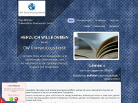 ow-uebersetzungsdienst.de Webseite Vorschau