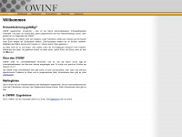 owinf.de Webseite Vorschau