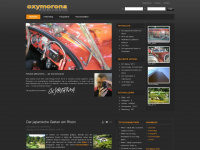 oxymorona.de Webseite Vorschau