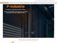 p-industrie.de Webseite Vorschau