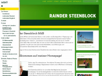 raindersteenblock.de Webseite Vorschau