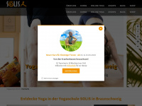 solis-yoga.de Webseite Vorschau