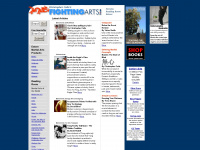 fightingarts.com Webseite Vorschau