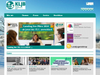 kljb-bayern.de Webseite Vorschau