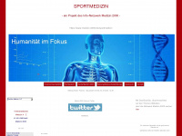 sportmedizin.medizin-2000.de Webseite Vorschau