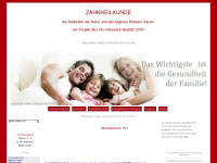 zahnheilkunde.medizin-2000.de Webseite Vorschau