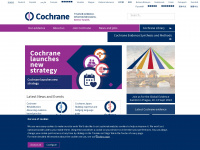 cochrane.org Webseite Vorschau