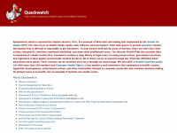 quackwatch.org Webseite Vorschau