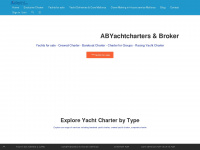 abyachtcharters.com Webseite Vorschau