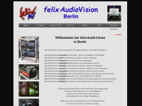 felix-audiovision.de Webseite Vorschau