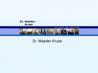 dr-maeder-kruse.de Webseite Vorschau