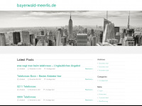 bayerwald-meerlis.de Webseite Vorschau