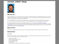 p2501.ch Webseite Vorschau