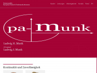 pa-munk.de Webseite Vorschau