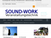 sound-work.de Webseite Vorschau