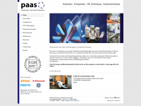 paas-werkzeugbau.de Webseite Vorschau