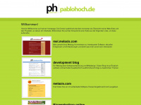 pablohoch.de Webseite Vorschau