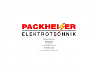 packheiser-elektrotechnik.de Webseite Vorschau