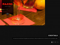 pacos-bar.de Webseite Vorschau