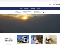 pact-logistics.at Webseite Vorschau