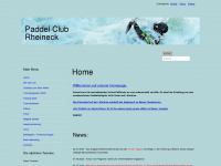 paddelclub.ch Webseite Vorschau