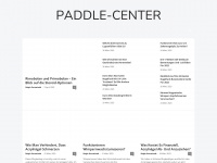 paddle-center.ch Webseite Vorschau