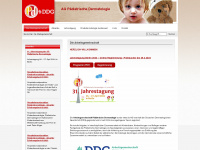 paediatrische-dermatologie.de Webseite Vorschau