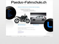 paedus-fahrschule.ch Webseite Vorschau