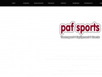 paf-sports.de Webseite Vorschau