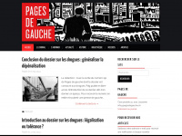 pagesdegauche.ch Webseite Vorschau