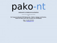 pako-nt.at Webseite Vorschau