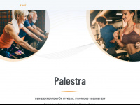 palestra-fitness.de Webseite Vorschau