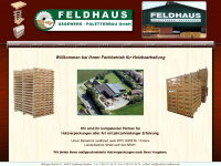 paletten-feldhaus.de Webseite Vorschau
