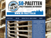 paletten-kerpen.de Webseite Vorschau