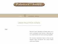paletten-jones.de Webseite Vorschau