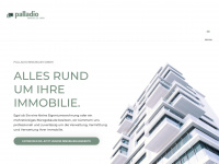 palladio-immobilien.at Webseite Vorschau