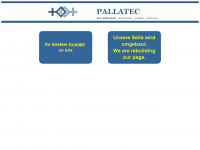 pallatec.de Webseite Vorschau