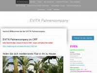 palmencompany.at Webseite Vorschau