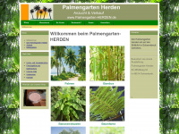 palmengarten-herden.de Webseite Vorschau